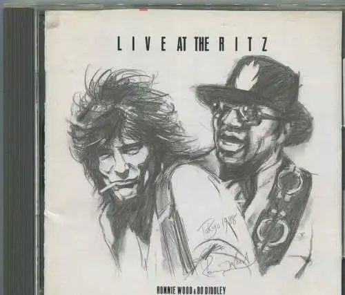 CD Ronnie Wood & Bo Diddley: Live at the Ritz (RCA) 1988  Japan