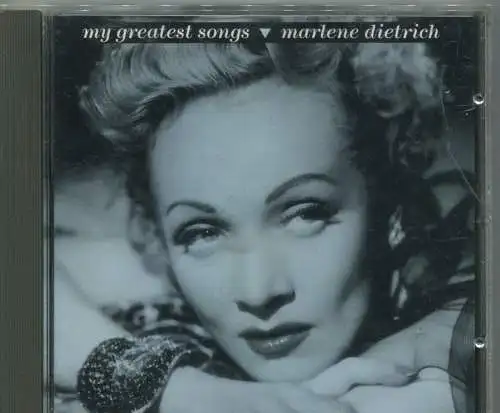 CD Marlene Dietrich: My Greatest Songs (MCA)