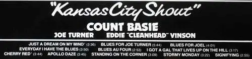 LP Count Basie: Kansas City Shout (Pablo 2310 859) D 1980