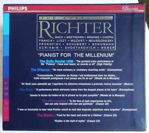 5CD Box Svjatoslav Richter: The Essential Richter (Philips) 1996