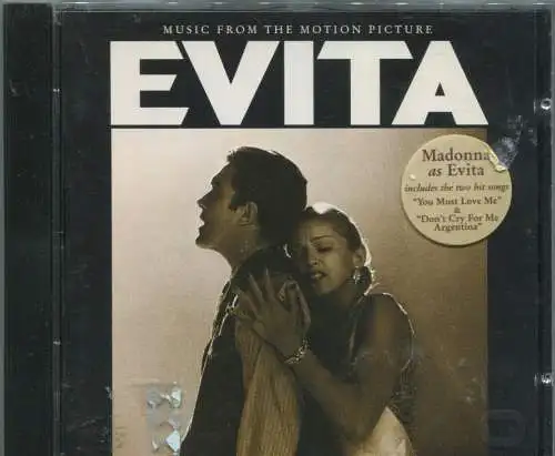 CD Evita - Soundtrack - feat Madonna (Warner Bros.) 1996