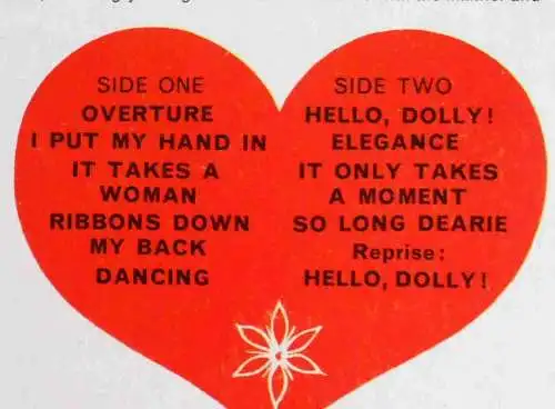 LP Hello Dolly!  Rita Cameron Raymond Cooke (Society SOC 1024( UK 1965 