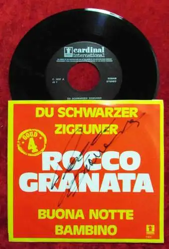 Single Rocco Granata: Du schwarzer Zigeuner (Cardinal 3257) Signiert