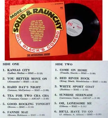 LP Bill Black Solid & Raunchy