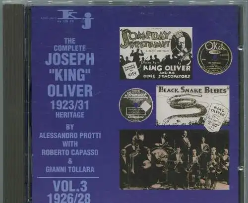 CD King Oliver: The Complete 1923/31 Vol. 3 (King Jazz) 1993