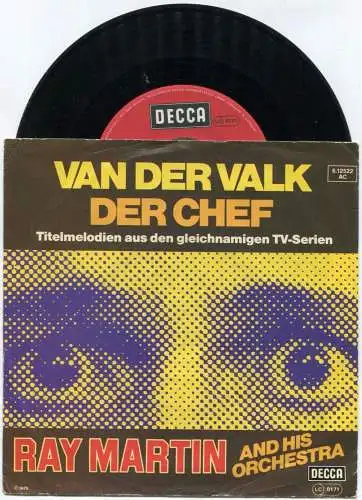 Single Ray Martin: Van Der Valk / Der Chef (Decca 612522 AC) D 1979