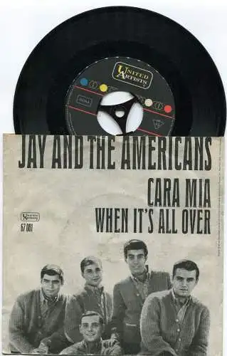 Single Jay & Americans: Cara Mia (United Artists 67 081) D