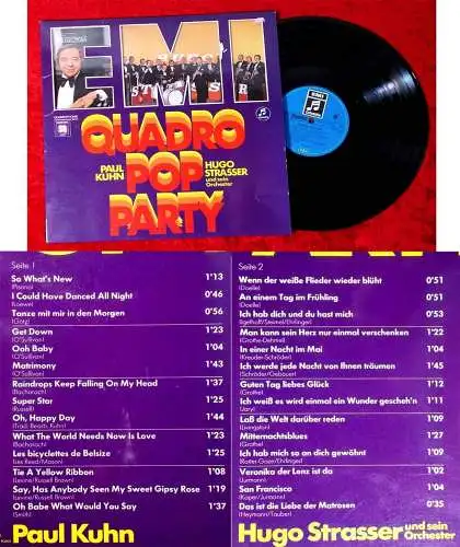 LP Paul Kuhn / Hugo Strasser: Quadro Pop Party (Columbia SQ 1C 048-31 210) D 74