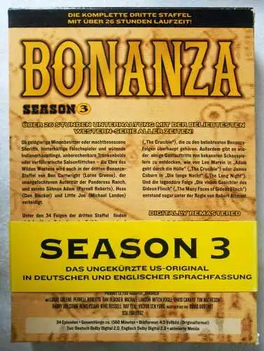 5 DVD Boxen Bonanza - Erstausgaben - Staffeln 2 bis 6 - (Pierrot Fou)