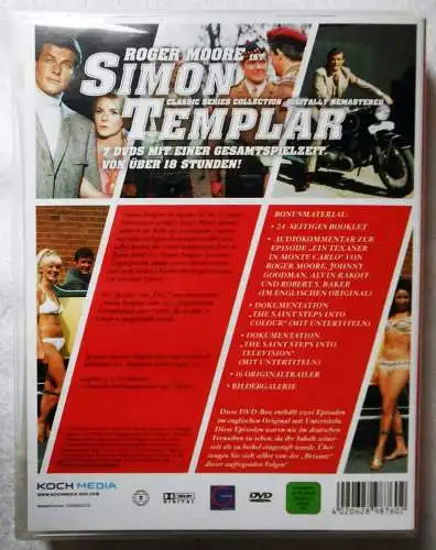 15 DVD - 2 Boxen - Simon Templar - Vol 1 & 2 - Erstausgaben - + Bonus (Koch)