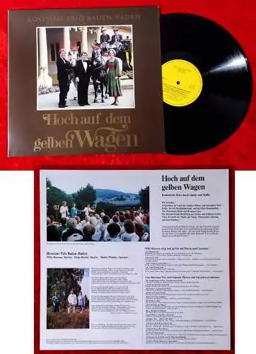 LP Rosenau Trio Baden Baden: Hoch auf dem gelben Wagen (Pallas RT 18) D