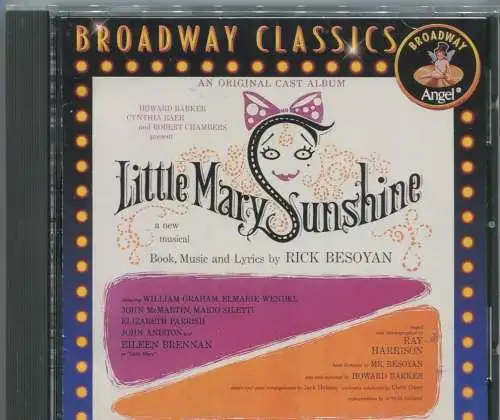 CD Little Mary Sunshine - Broadway Classics - (Angel) 1993