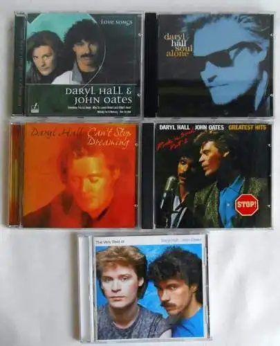 5 CD´s  Hall & Oates  - Sammlung -