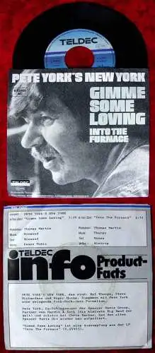 Single Pete York´s New York: Gimme Some Loving (Teldec 612893 AC) PR Facts