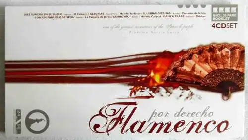 4CD Set Flamenco Por Derecho (with 20 Page Booklet)