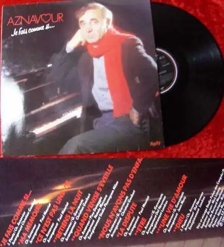 LP Charles Aznavour: Je Fais comme si... (Barclay)