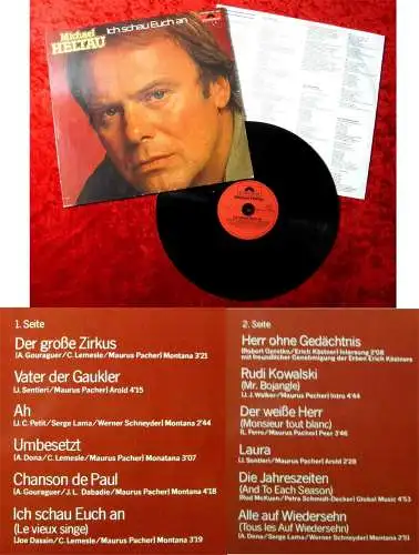 LP Michael Heltau: Ich schau Euch an (Polydor 2371 847) D 1977