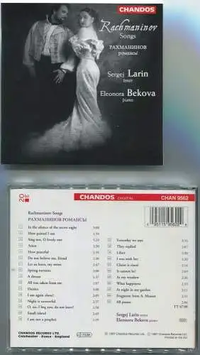 CD Sergej Karin & Eleonora Bekova: Rachmaninov Songs (Chandos) 1997