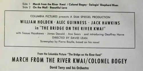 EP David Terry: March From The River Kwai (RCA EPA-9549) D 1958