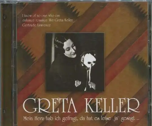 CD Greta Keller: Mein Herz hab ich gefragt... (Bear Family) 2003