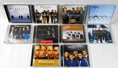 10 CD´s WESTLIFE  - Sammlung -