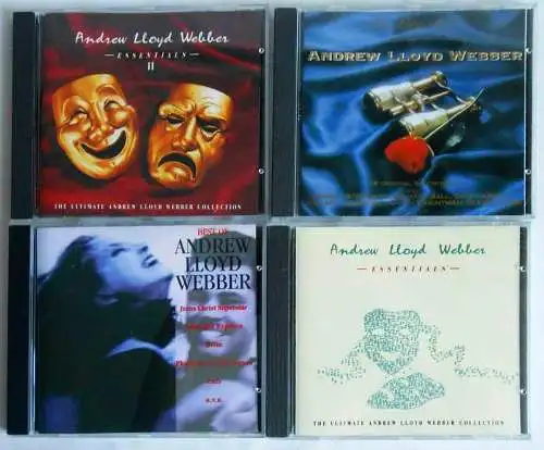 4 CD´s Andrew Lloyd Webber  - Sammlung -