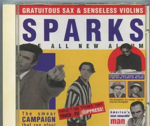 CD Sparks: Gratuitous Sax & Senseless Violins (BMG) 1994