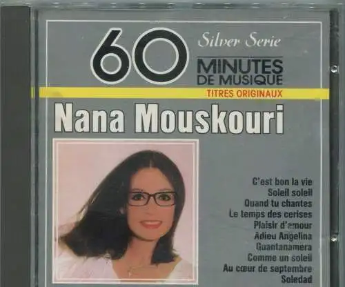 CD Nana Mouskouri: Silver Serie - 60 Minutes de Musique - (Philips)