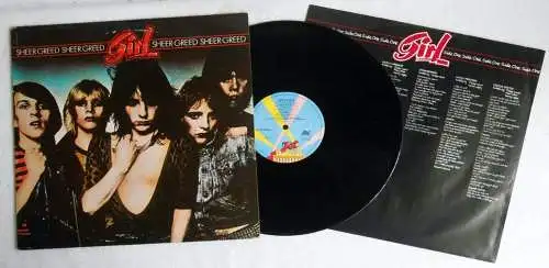 LP Girl: Sheer Greed (Jet LP 224) NL 1980