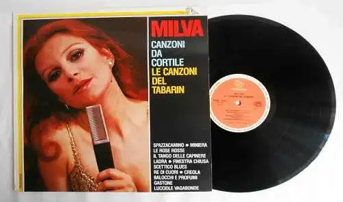 LP Milva: Canzoni Da Cortile Le Canzoni Del Tabarin (Fonit Cetra PL 554) Italy