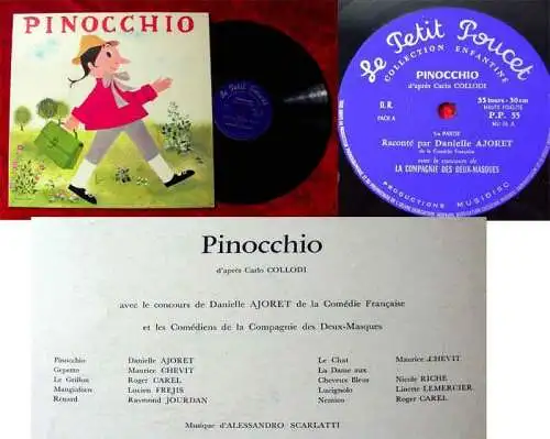 LP Pinocchio - Musik von Scarlatti