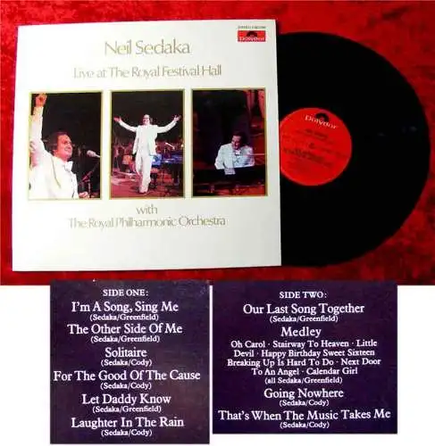 LP Neil Sedaka: Live at Royal Festival Hall (1974)