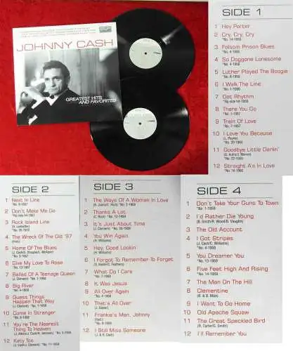 2LP Johnny Cash: Greatest Hits & Favorites (DMM Cutting) EU 2010