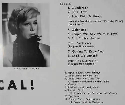 LP Musical! feat Hildegarde Neff (Hildegard Knef) (RCA LPM-9945) D 