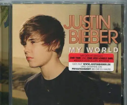 CD Justin Bieber: My World (incl Video) + PR Gutschein (island) 2009