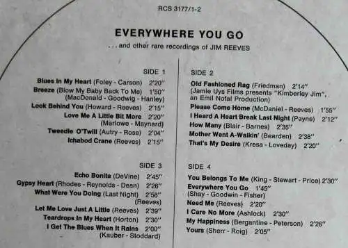 2LP Jim Reeves: Everywhere You Go (RCA RCS 3177/1-.2) D 1972