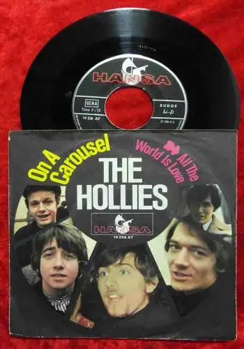 Single Hollies: On A Carousel (Hansa 19 338 AT) D