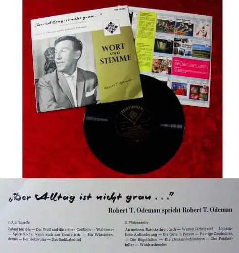 25cm LP Robert T. Odeman: Der Alltag ist nicht grau