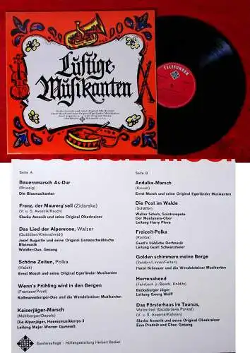 LP Lustige Musikanten (Telefunken Fono Ring SFGLP 78 301) D