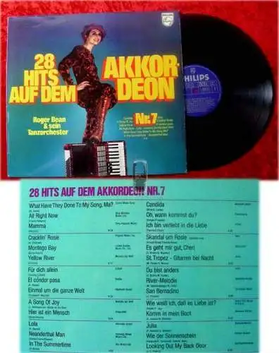 LP Roger Bean: 28 Hits auf dem Akkordeon Nr. 7