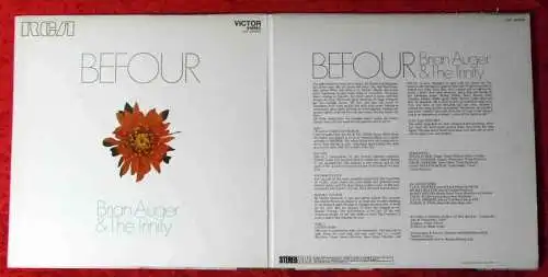 LP Brian Auger & Trinity: Befour (RCA Victor LSP-34059) Italy 1971