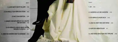 LP Nicole: Laß mich nicht allein (Jupiter 831 157-1) D 1988