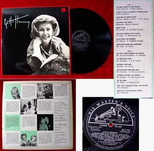 LP Gitte Haenning (1963) dänische Pressung w/ Rex Gildo