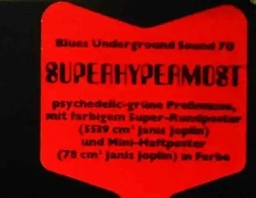 LP Superhypermost 1970 (CBS Action Sampler SPR 41) D 1970