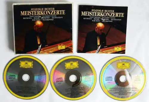 3CD Box Sviatoslav Richter: Meisterkonzerte (DGG) 1959 - 1963