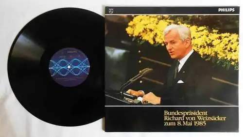 LP Bundespräsident Richard von Weizsäcker  - Rede zum 08. Mai 1985 (Philips) D