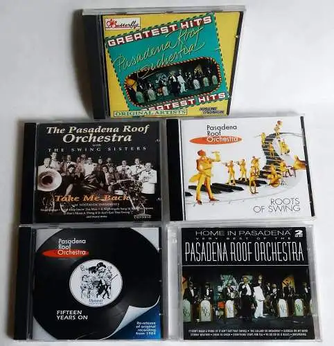 6 CD´s  Pasadena Roof Orchestra  - Sammlung -