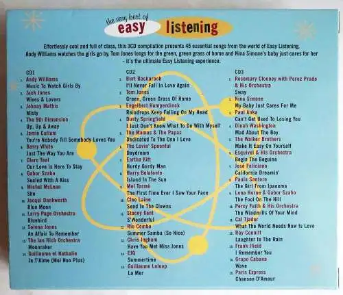 3CD Box Very Best Of Easy Listening (Metro) 2006