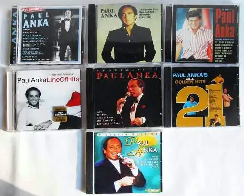 7 CD´s  Paul Anka  - Sammlung -