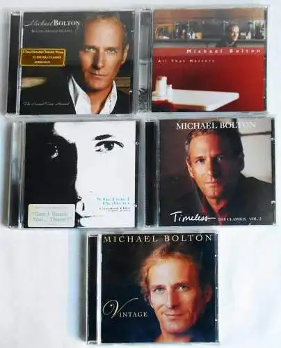 5 CD´s Michael Bolton  - Sammlung -